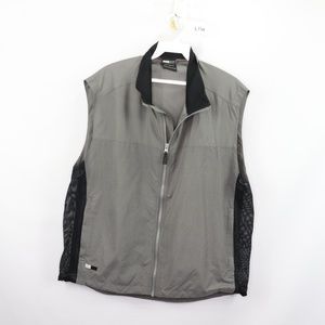 Illuminite Reflective Full Zip Running Vest Gray